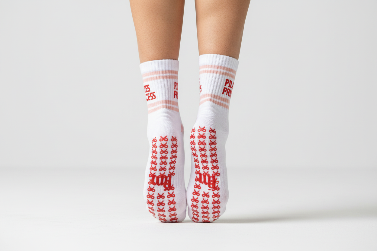 Back view with red grip dots