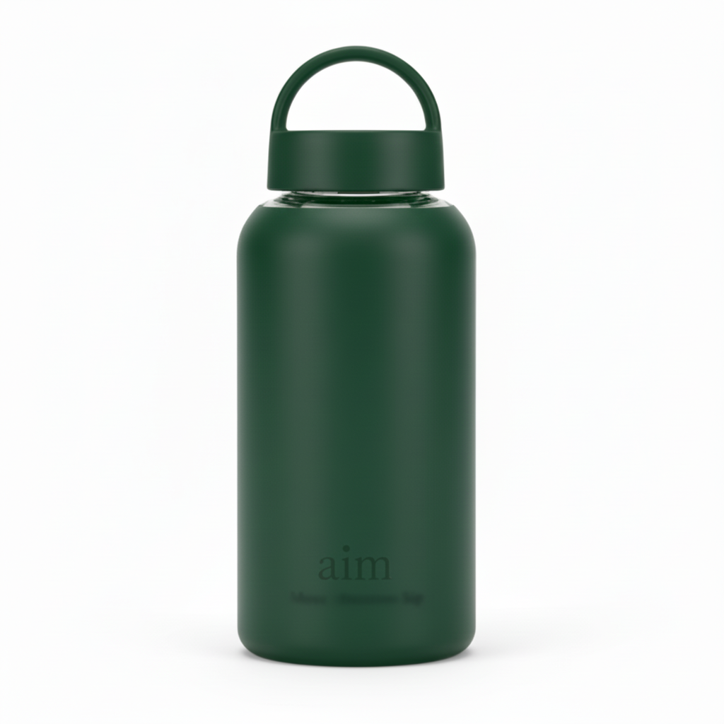 Forest Green Hydration Bottle Square