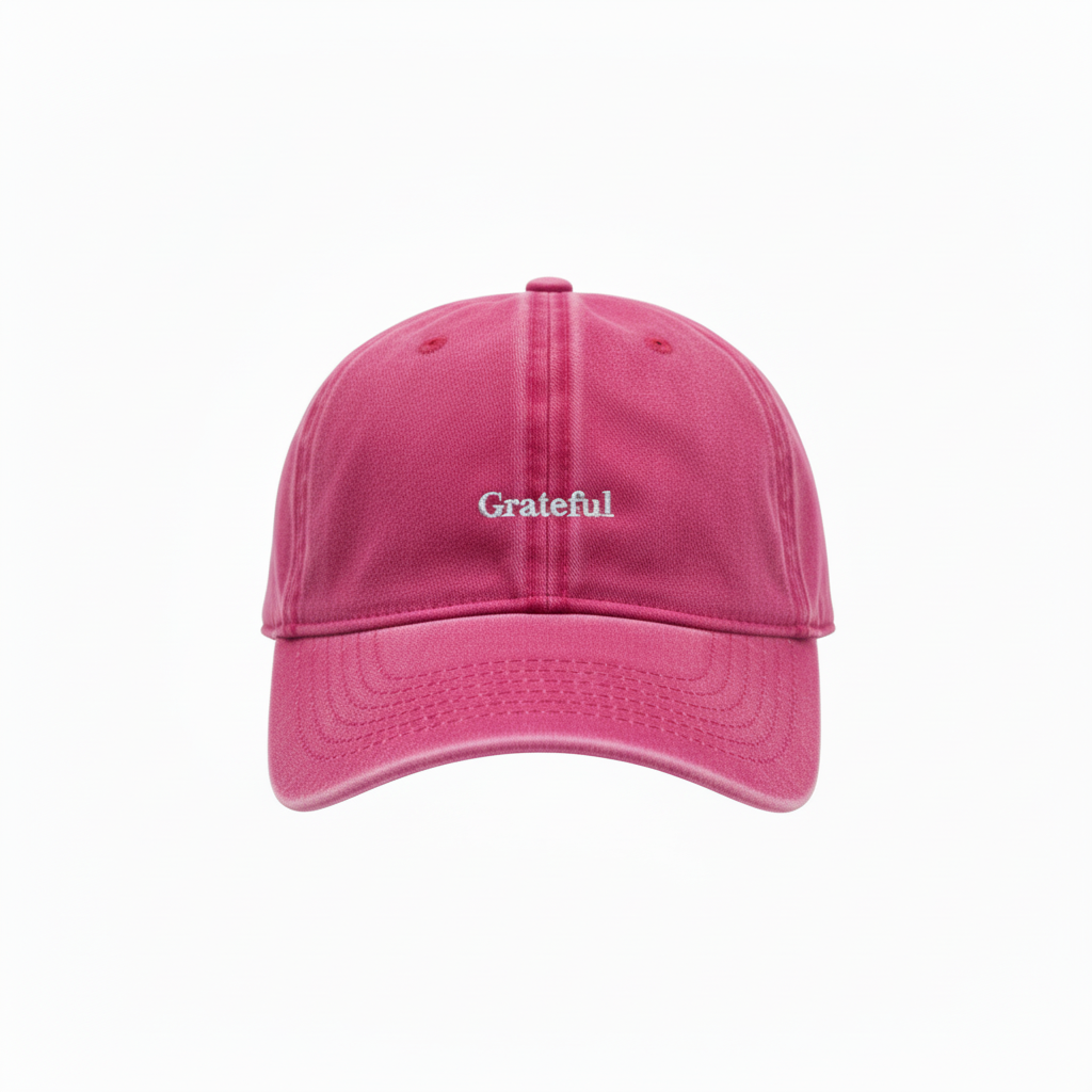 Hot Pink Grateful Cap